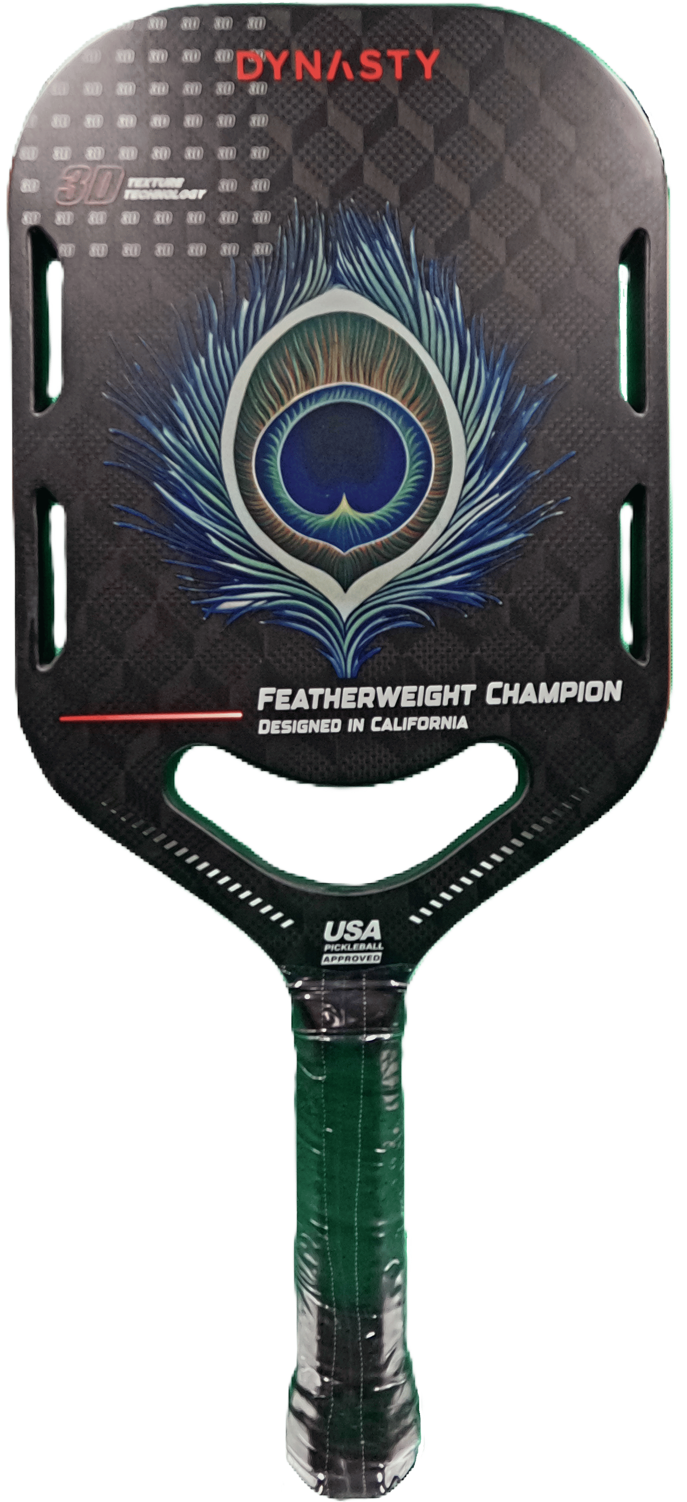 Dynasty Featherweight Triple Layer 3D 18K Carbon Fiber 16mm Pickleball Paddle v4