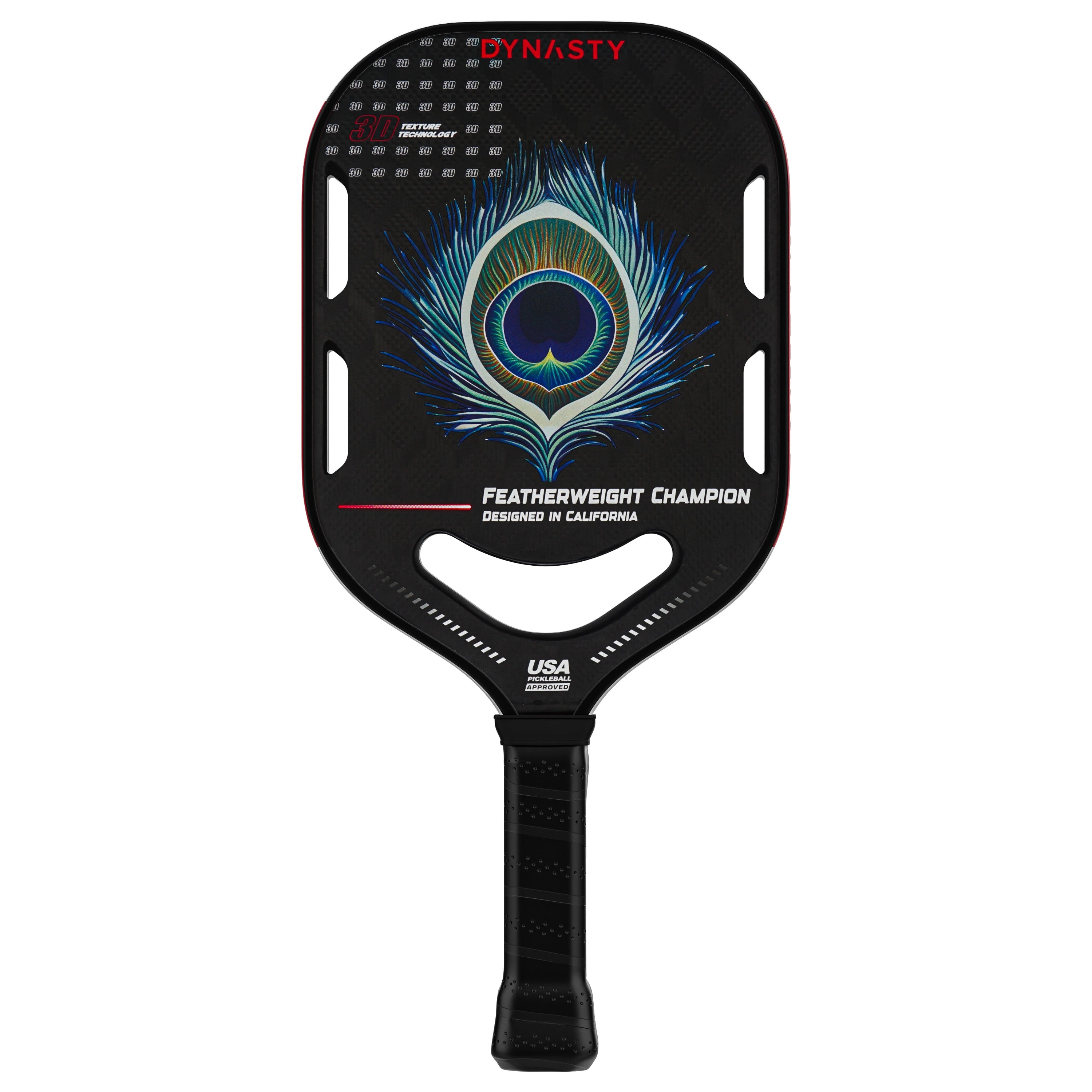Dynasty Featherweight Triple Layer 3D 18K Carbon Fiber 16mm Pickleball Paddle v4