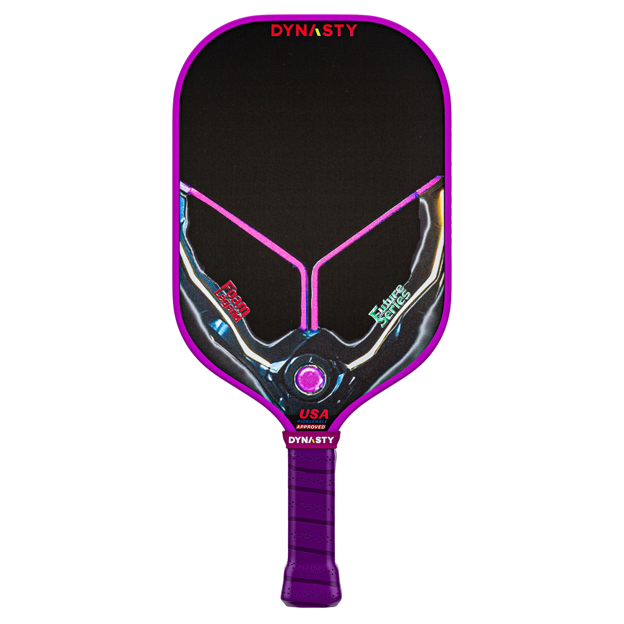 Dynasty 100% Foam Legend Future Series Gen 4.5 4-Layer 16mm Pickleball Paddle - Neonic Pink