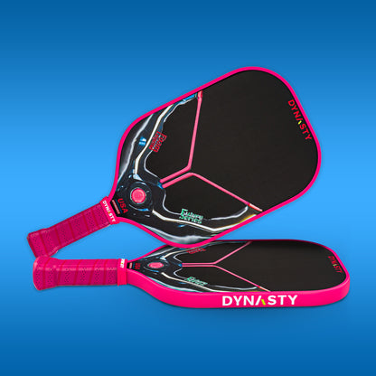 Dynasty 100% Foam Legend Future Series Gen 4.5 4-Layer 16mm Pickleball Paddle - Rad Pink