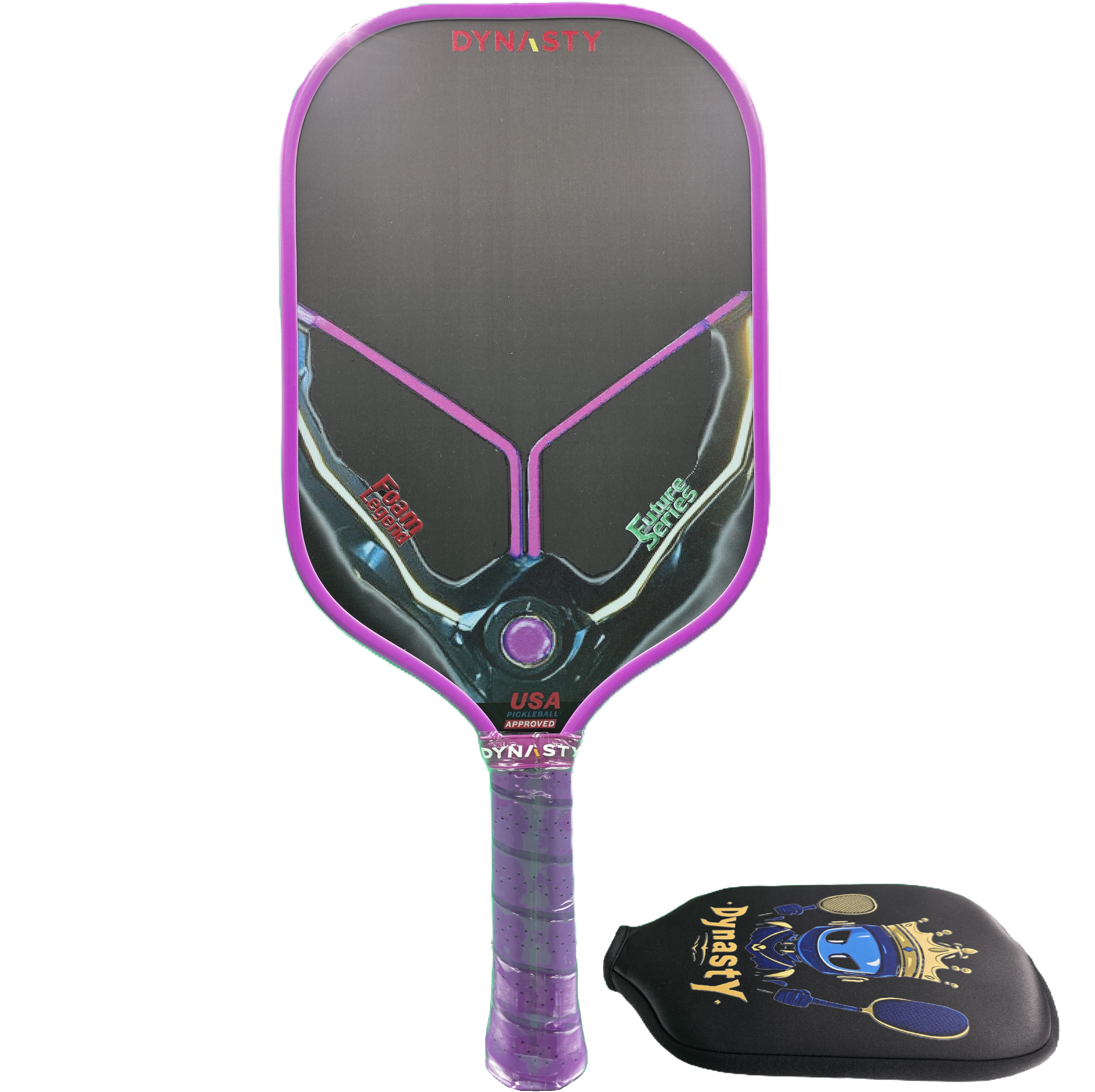 Dynasty 100% Foam Legend Future Series Gen 4.5 4-Layer 16mm Pickleball Paddle - Neonic Pink