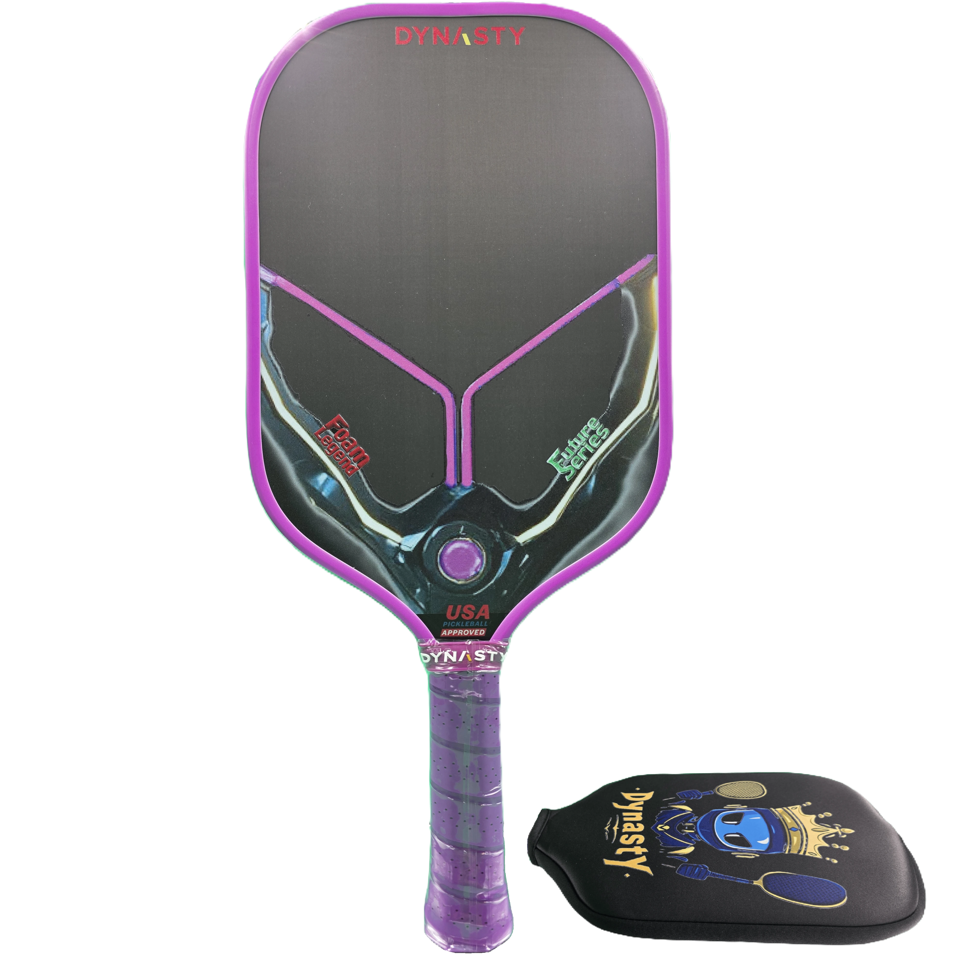 Dynasty 100% Foam Legend Future Series Gen 4.5 4-Layer 16mm Pickleball Paddle - Neonic Pink