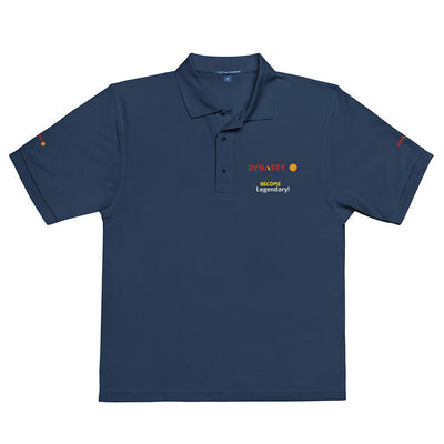 Dynasty - Men's Premium Slogan Pickleball Polo [Black, Navy, Steel Grey]
