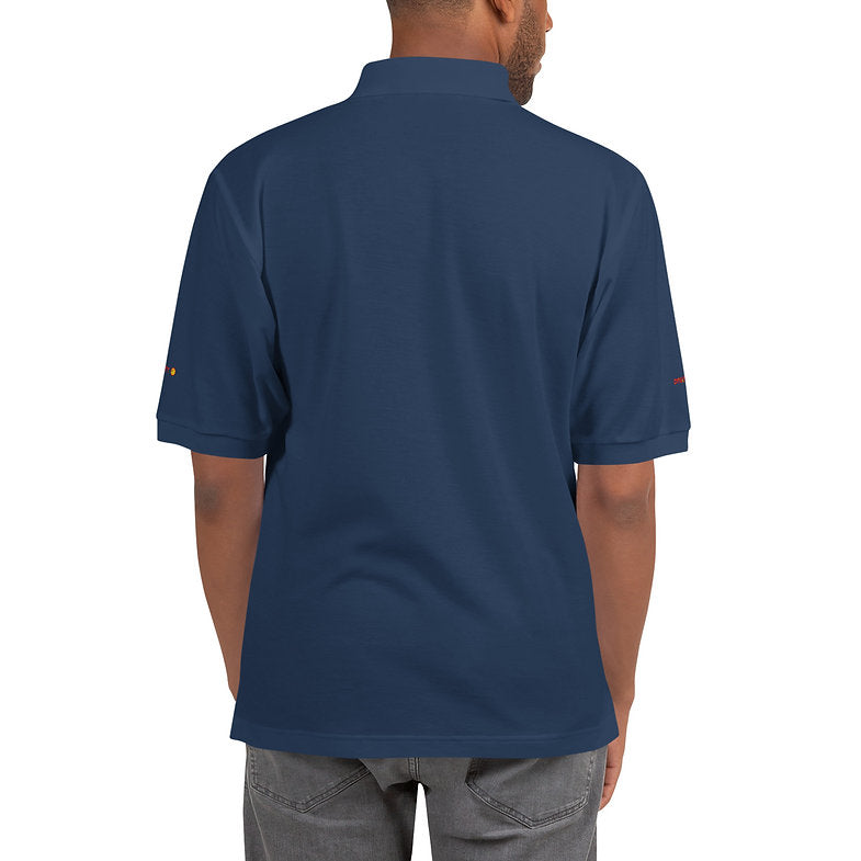Dynasty - Men's Premium Slogan Pickleball Polo [Black, Navy, Steel Grey]