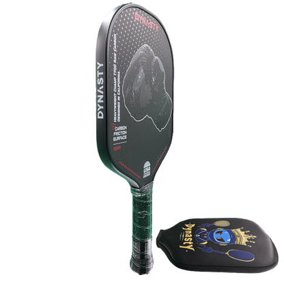 Dynasty Heavyweight T700 Raw Carbon Fiber 16mm Pickleball Paddle [All-Court] v2 - Shadow Boxer