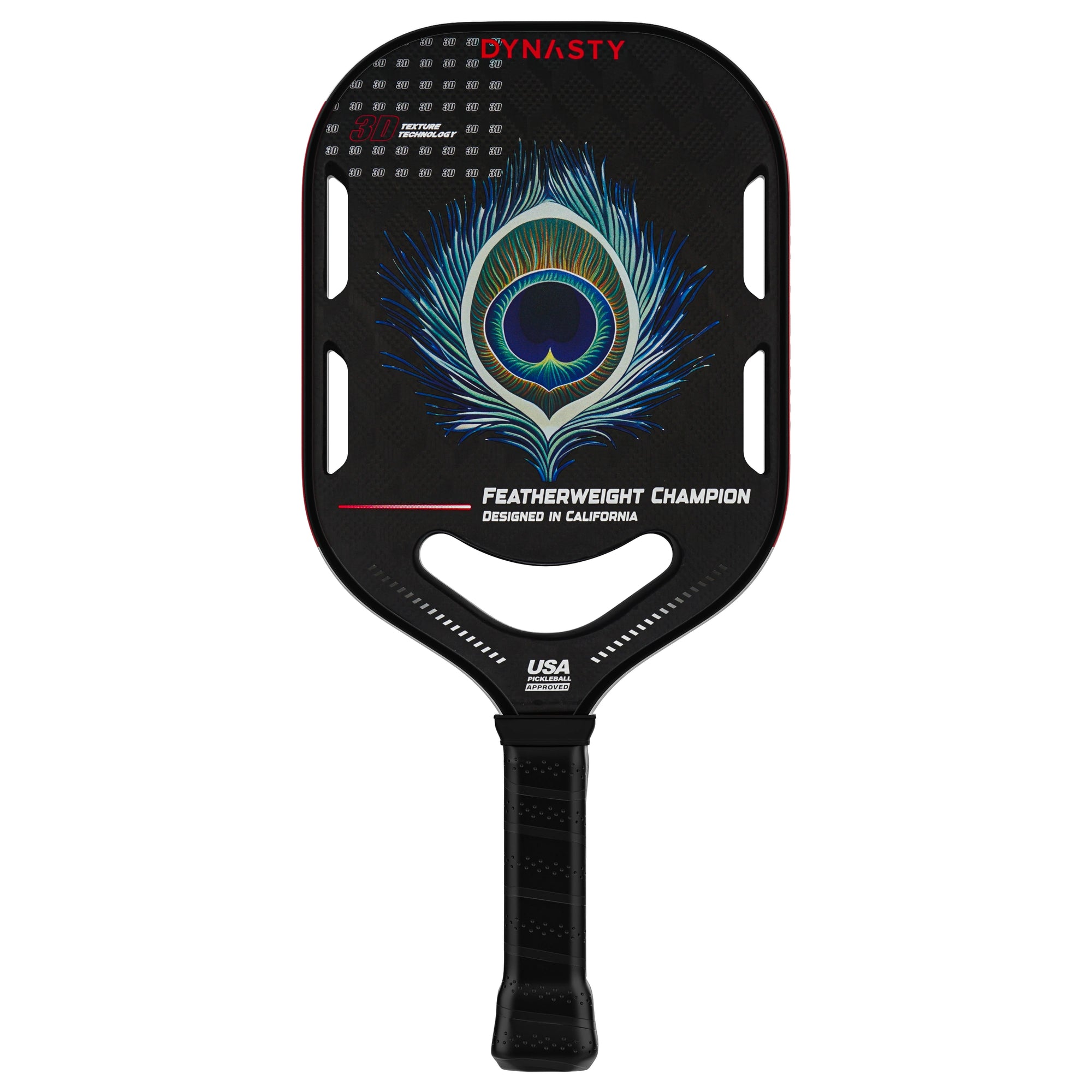 Dynasty Featherweight Triple Layer 3D 18K Carbon Fiber 16mm Pickleball Paddle v4