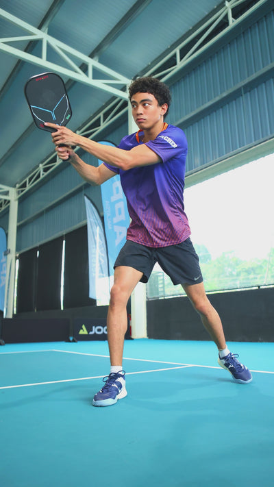 Dynasty 100% Foam Legend Future Series Gen 4.5 4-Layer 16mm Pickleball Paddle - Deep Space Black v2 Long Handle